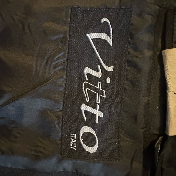 Vitto men’s suit jacket black in color sz.40R - Picture 3 of 6